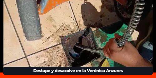 Desazolve de tuberias en la veronica anzures