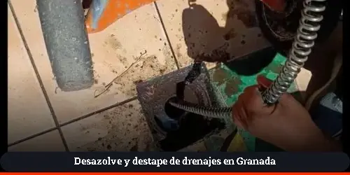 destape de drenajes y tuberias principales en Granada