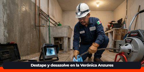 Desazolves comerciales y en negocios en la veronica anzures