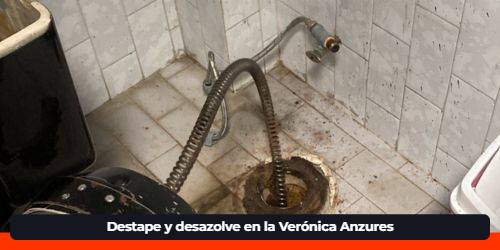 Limpieza de alcantarillado en la veronica anzures