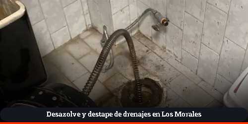 limpieza de alcantarillado y redes sanitarias en Los Morales