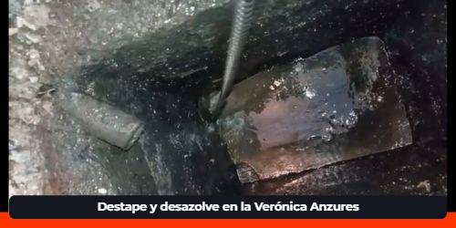 Mantenimiento correctivo de drenaje en la veronica anzures