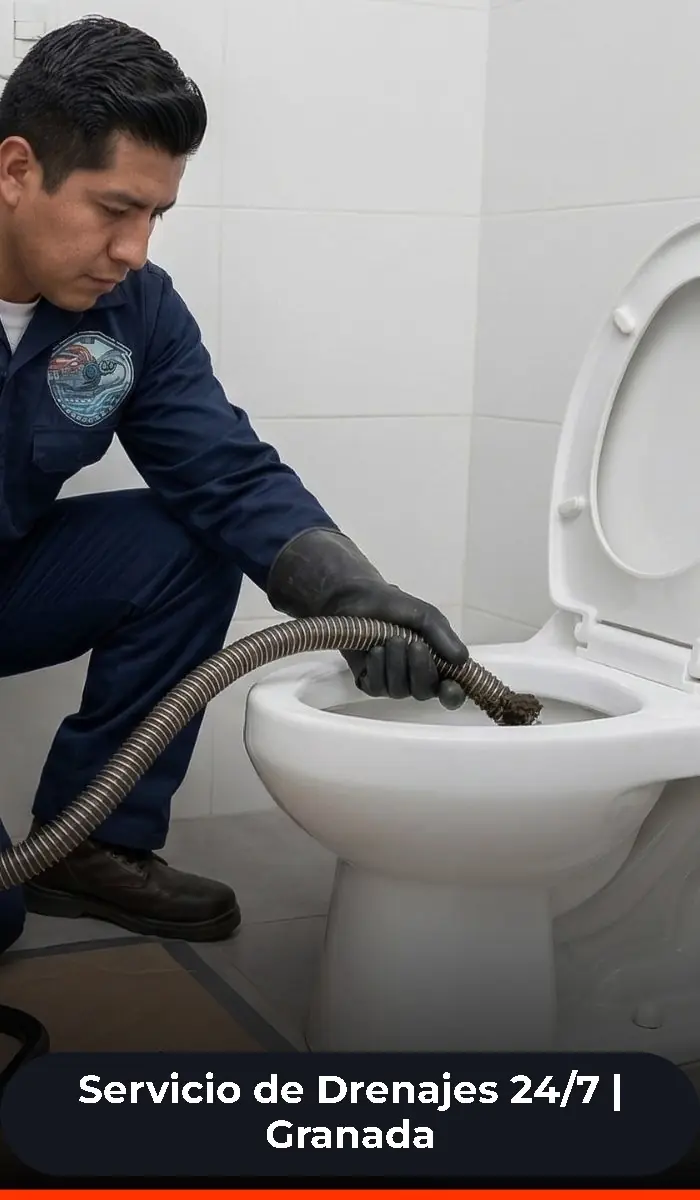 servicio de destape de drenaje en Granada