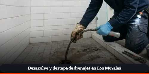 servicio de destape urgente en Los Morales