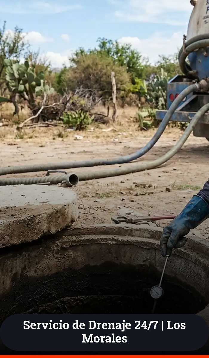 Servicios de drenajes en Los Morales