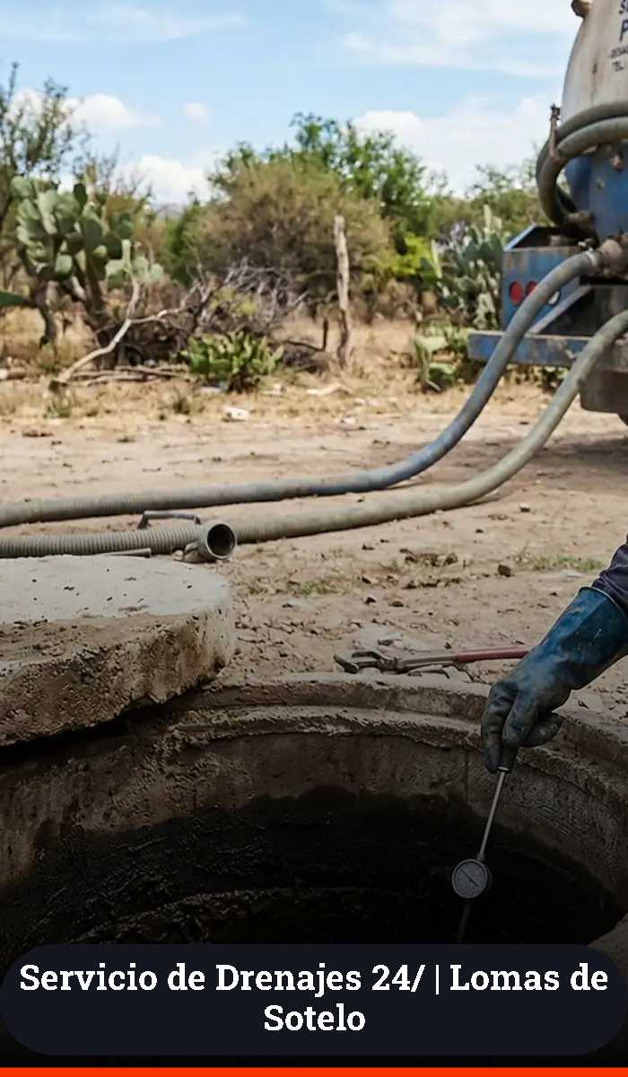 Servicios de drenajes en Lomas de Sotelo