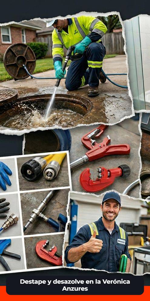 Servicios profesionales en drenajes en la veronica anzures