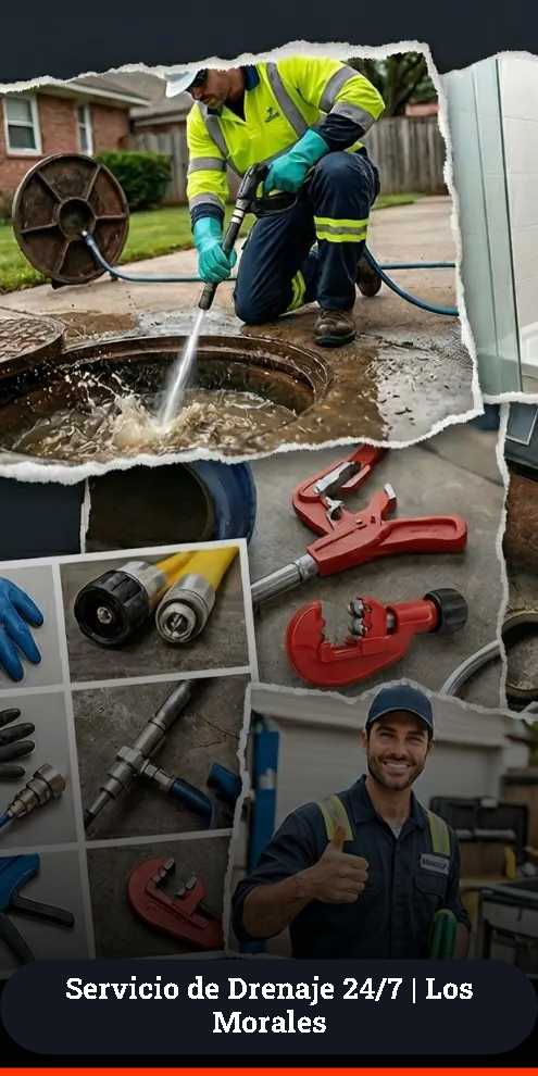 servicios de drenajes en Los Morales