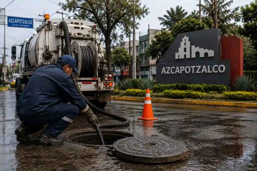 Servicio de Desazolve de Drenaje en Azcapotzalco